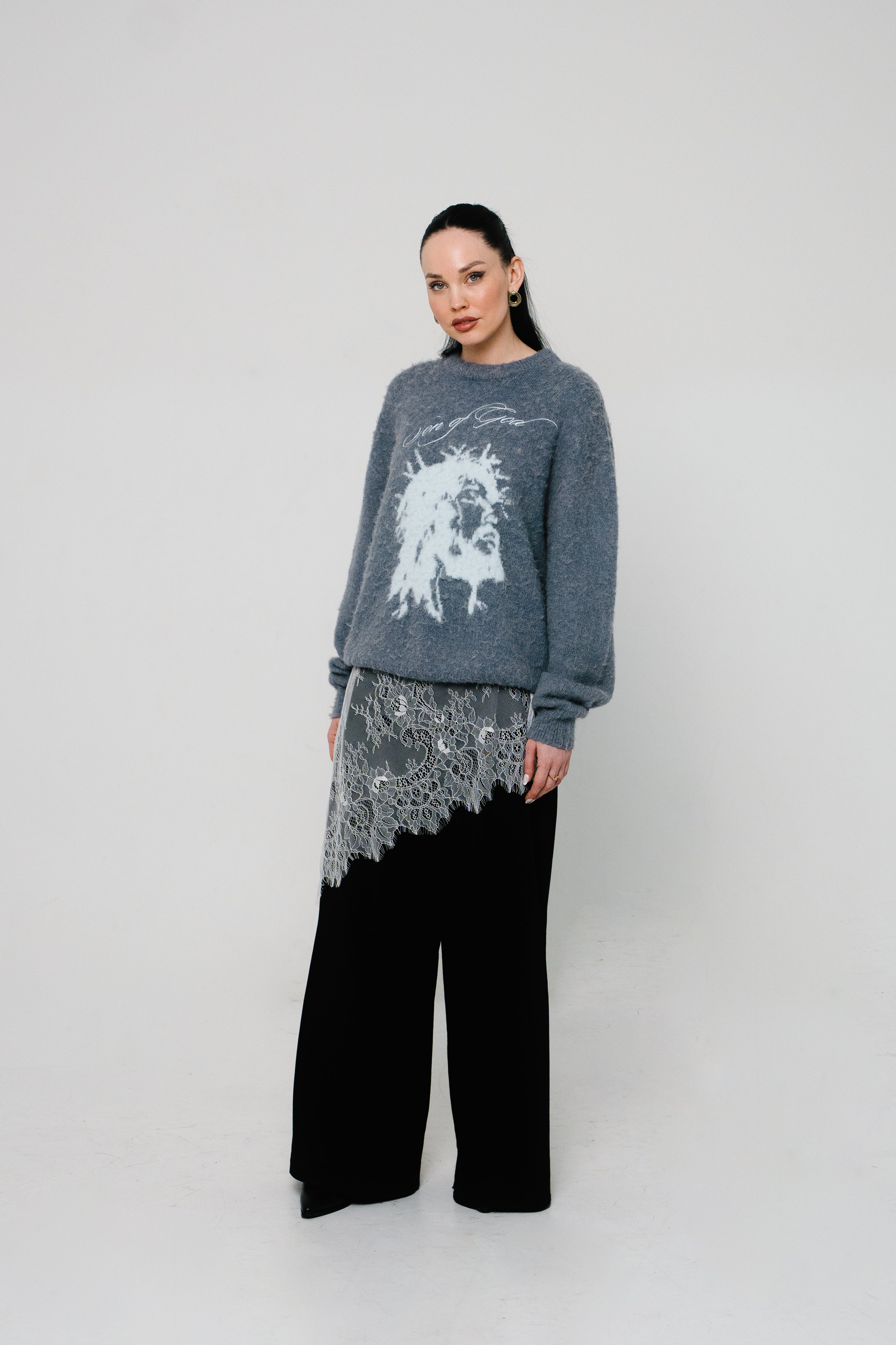 Pullover Ice Blue Lifestyle-Aufnahme